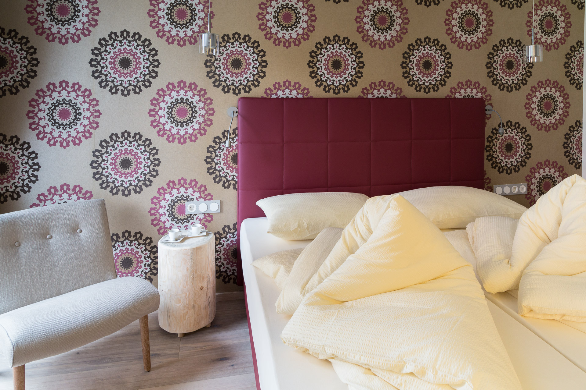 Hotelfotografie: Schlafraum im Chalet Courchevel